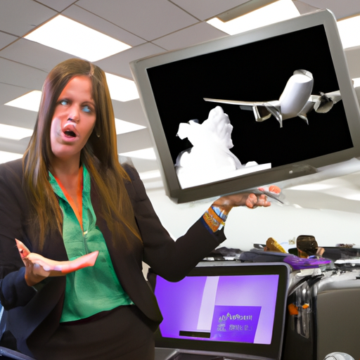 Woman throws computer at Frontier Airlines staff in anger over missed flight